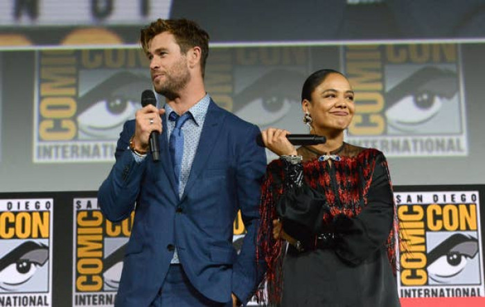 1. Chris Hemsworth and Tessa Thompson
