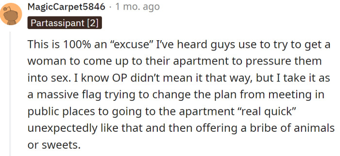 Maybe she thought the same thing