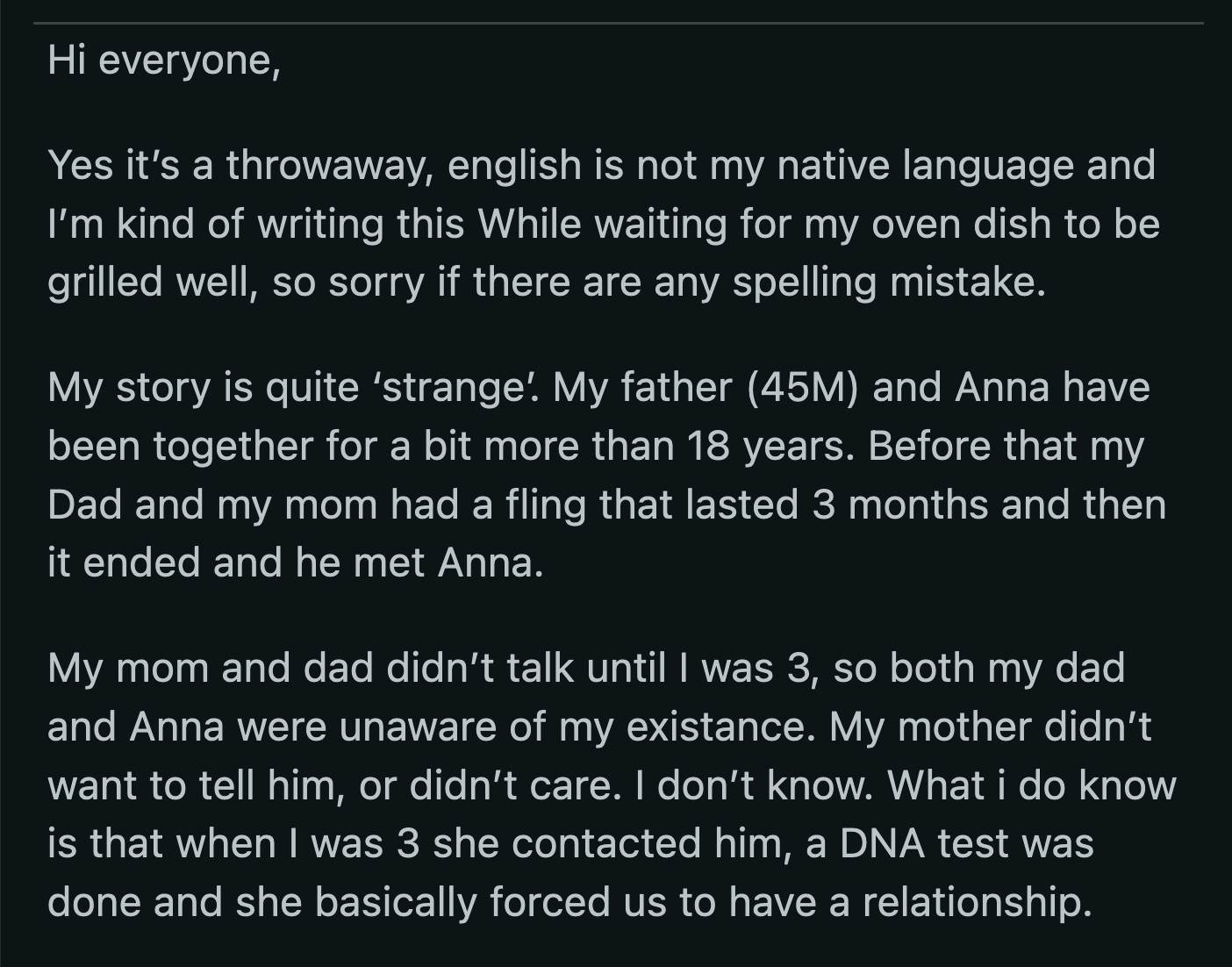 She always said nice things about OP's mom, even when OP complained about her.