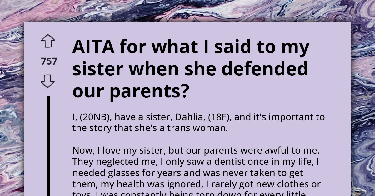 Redditor Finds Themselves Caught in a Difficult Situation with Their Sister as They Grapple with the Aftermath of Parents' Favoritism