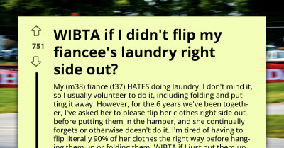 Man Who Does All The Laundry Considers Leaving His Fiancée’s Clothes Inside Out After Six Years Of Asking