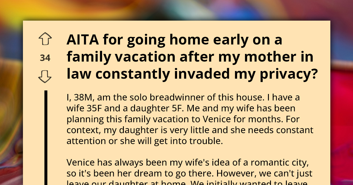Romantic Getaway Turns Nightmare As Husband Abandons Family In Venice Due To MIL’s ‘Free-Loading’