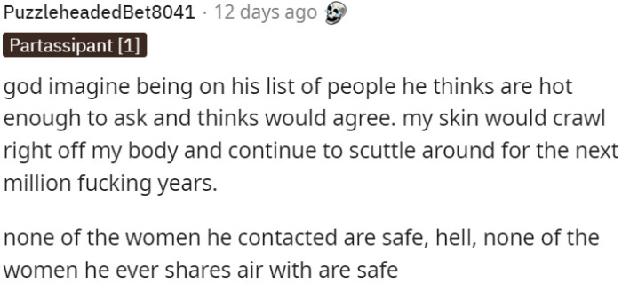 His behavior is disturbing