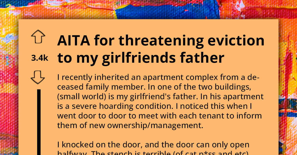 Tension Arises As Man Threatens To Evict Girlfriend's Father Who Is Hazardous Threat To Other Tenants