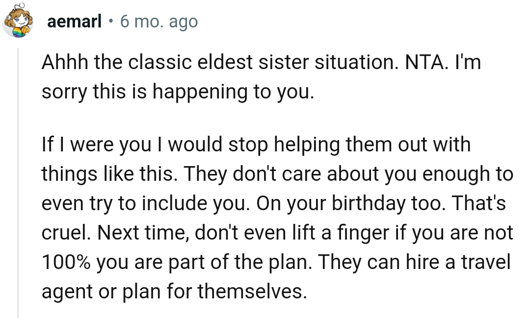 They can hire a travel agent or plan for themselves