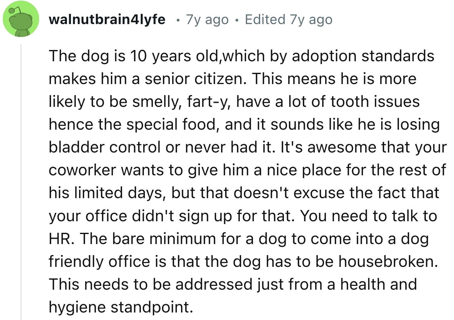 It's not what the office signed up for