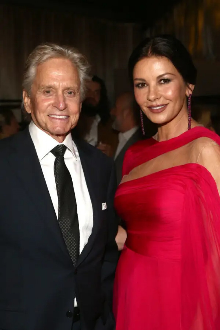 8. Catherine Zeta-Jones (50) and Michael Douglas (75) — age difference of 25 years