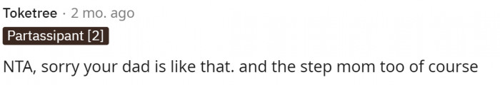 People felt quite sympathetic toward her and her situation. It obviously sucks to have any situation like this occurring within your family.