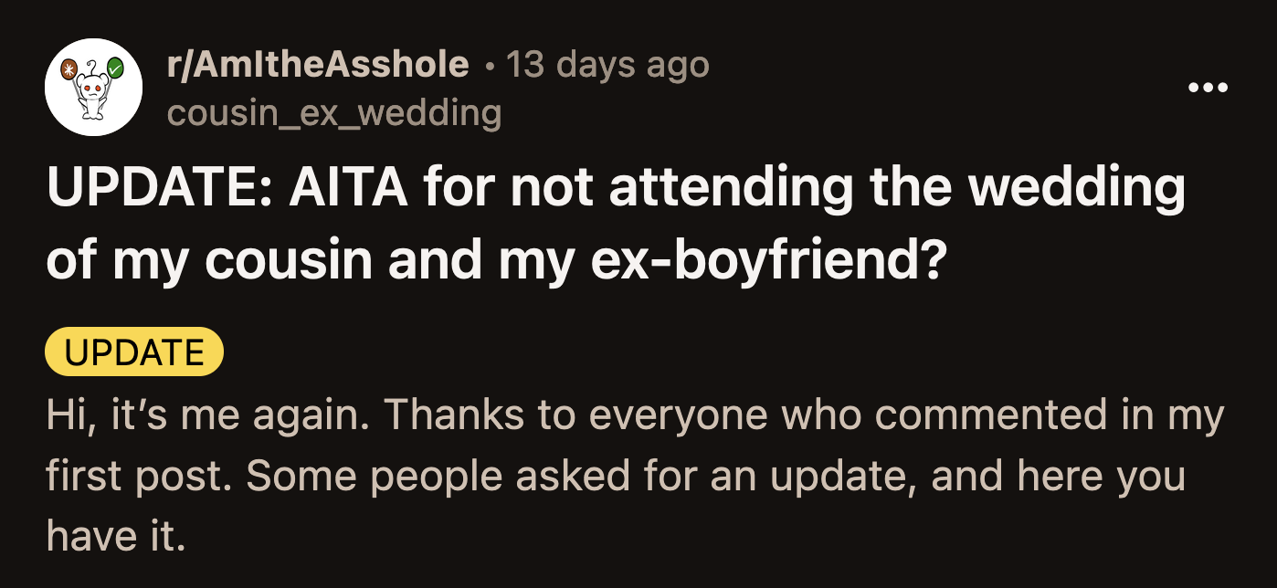 OP graced us with an update.