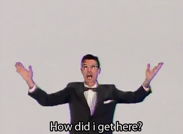 7. *Talking Heads plays in the background*