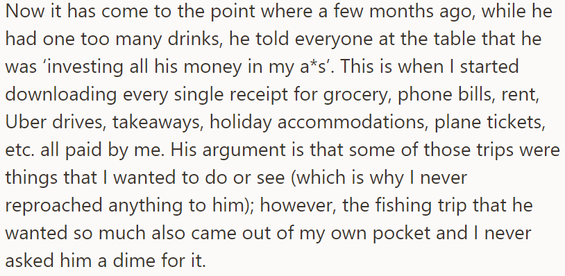 However, her husband's comment about investing his money in her provoked her to prove him wrong: