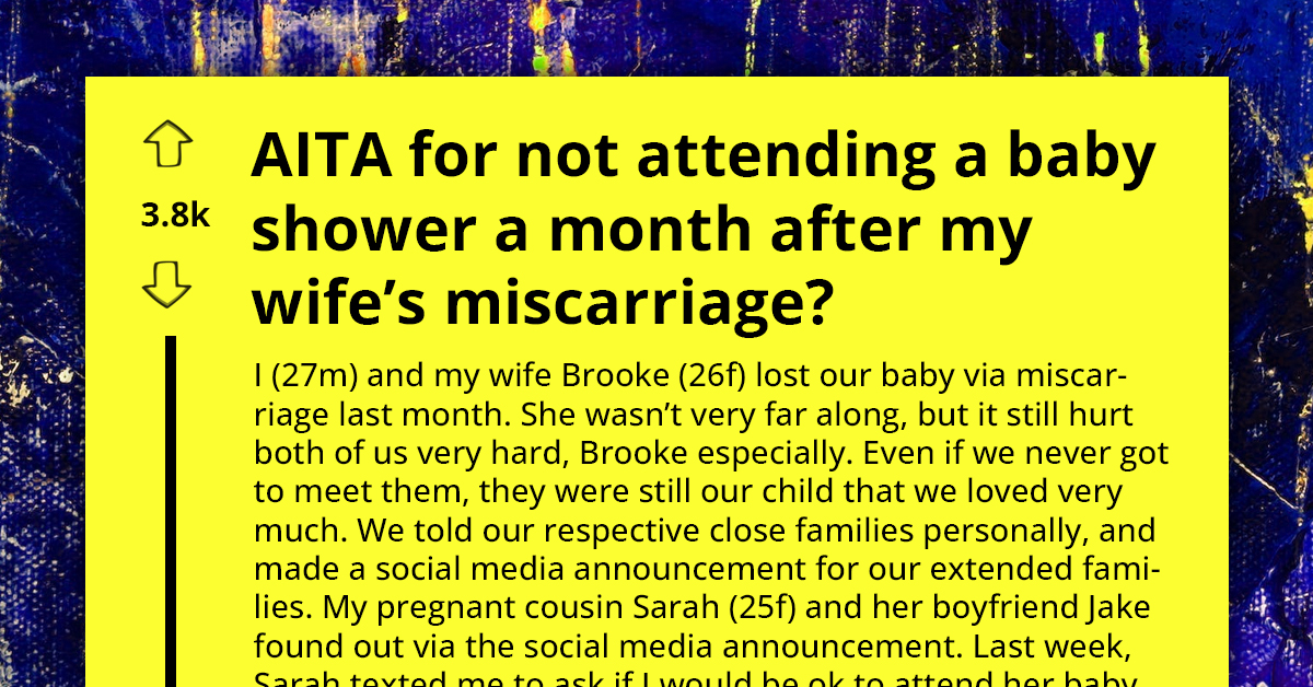 Grieving Man Faces Family Insensitivity After Skipping Pregnant Cousin's Baby Shower