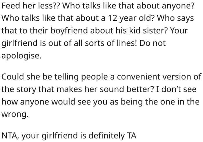 10. Her girlfriend may have told their friends a version of the story that makes her look good.