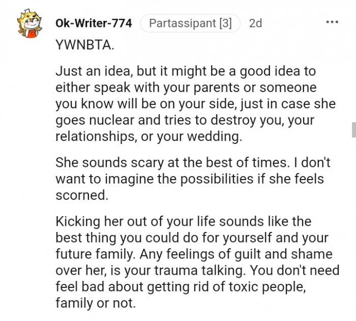 She sounds scary at the best of times