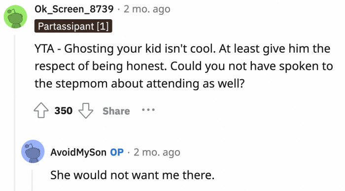 The least she could have done was be honest with Avram