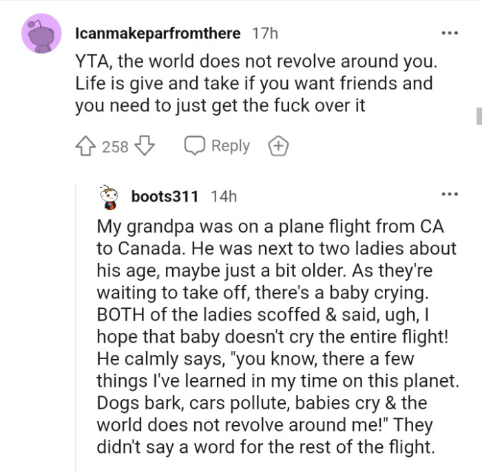 Life is all about give and take