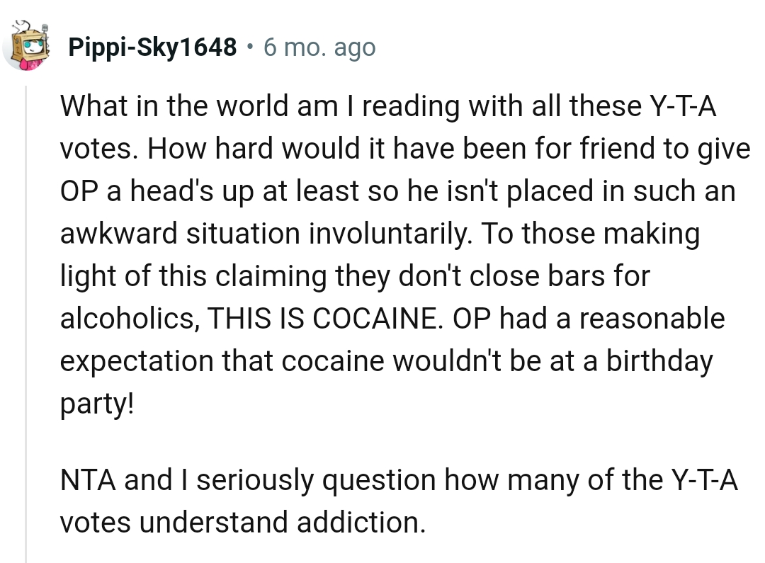 OP had a reasonable expectation