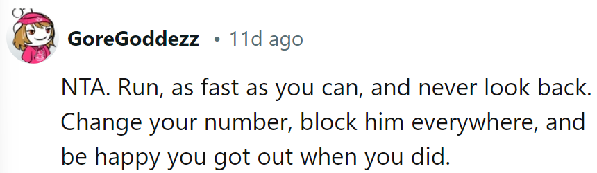 Looks like he just earned himself a one-way ticket to the 'Ex Zone'.