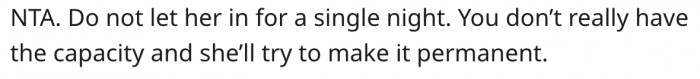16. Her Mom Won't Stay Temporarily.