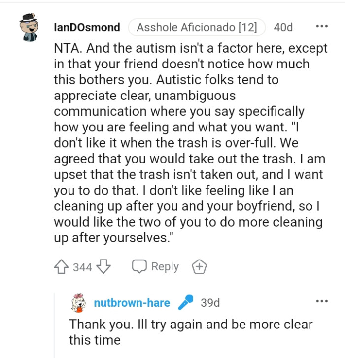 This Redditor is of the opinion that autism isn't a factor here