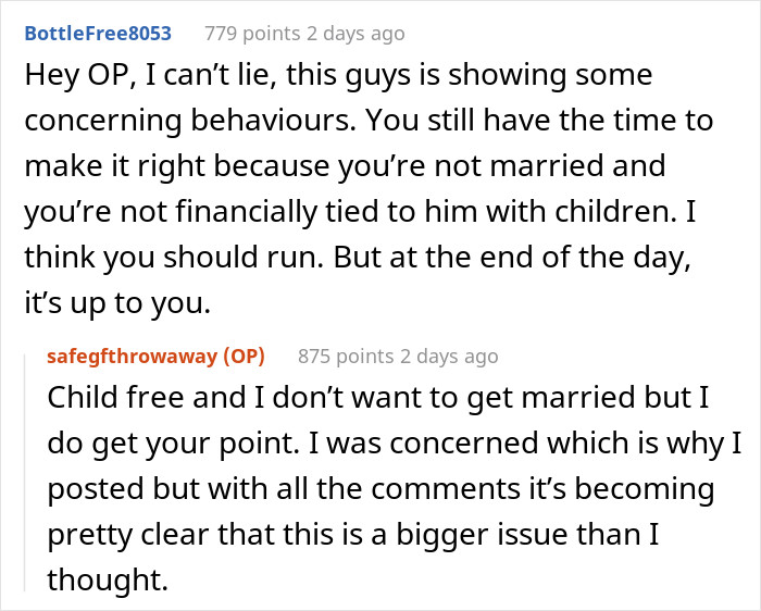 It's definitely a bigger issue; the moment he asked for access, it was already a red flag!