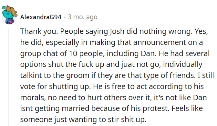 Maybe learn to keep that inside your mouth next time...