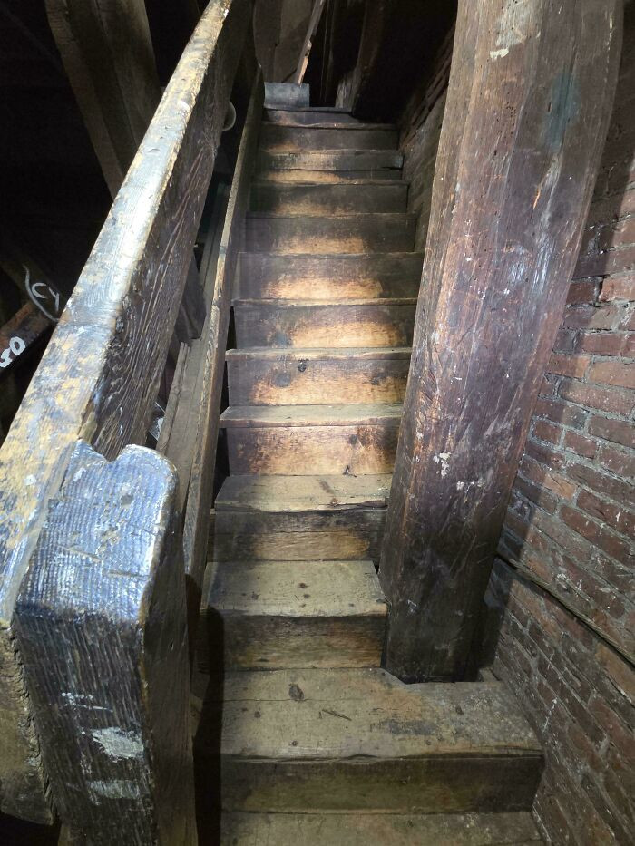 "1807 Church Bell Tower Stairs"
