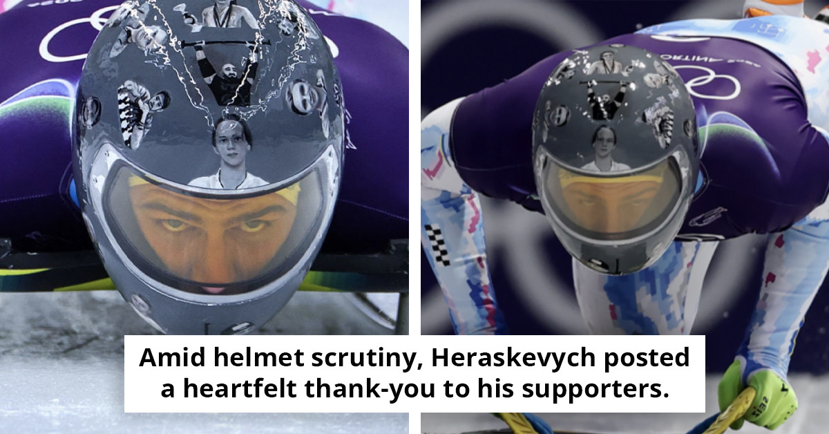 Winter Olympics competitor disqualified from event due to helmet choice