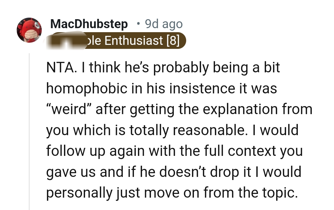 Following up with the full context