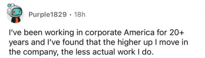 15. Working in corporate America