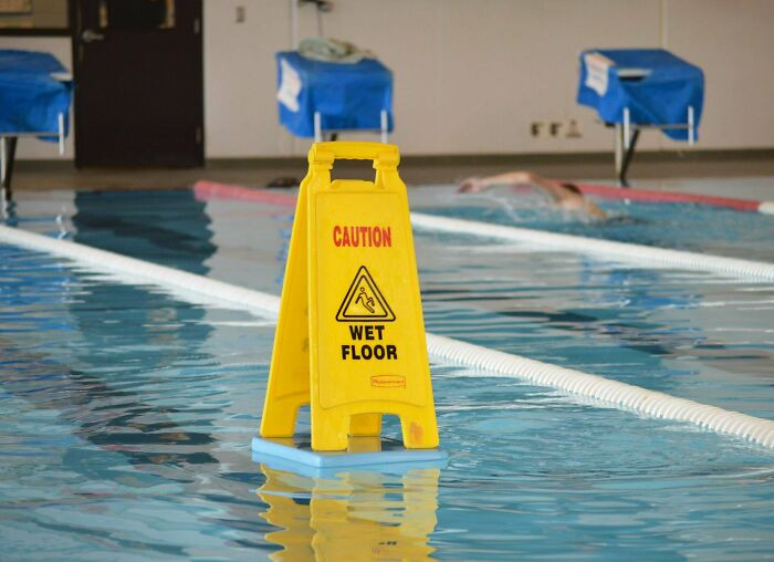 "Something Just Doesn't Add Up Here With This Wet Floor Sign"