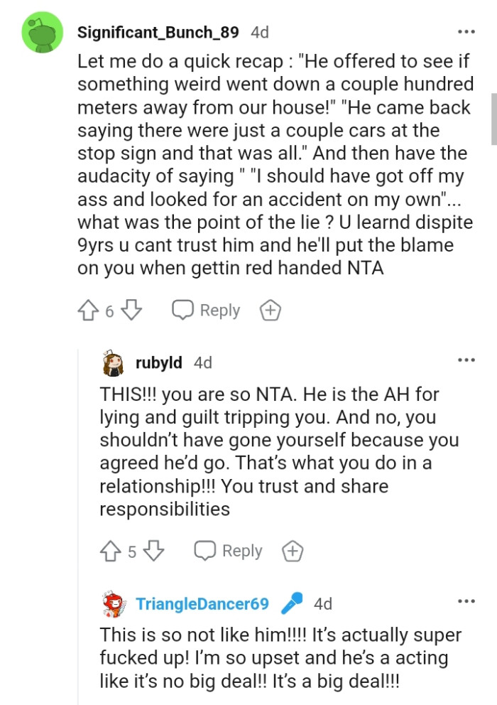 He Will Put the Blame on the OP When He Is Caught Red-Handed