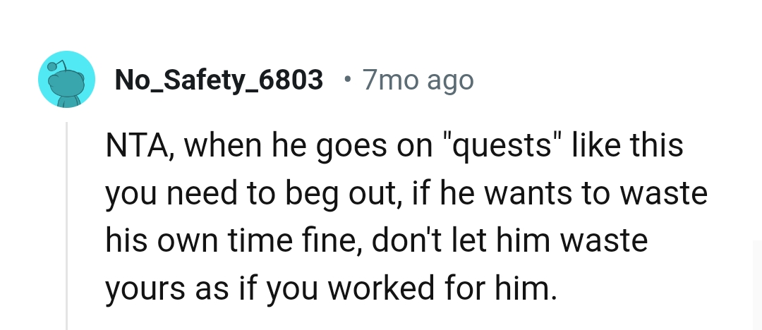 And the comments from other Redditors roll in...