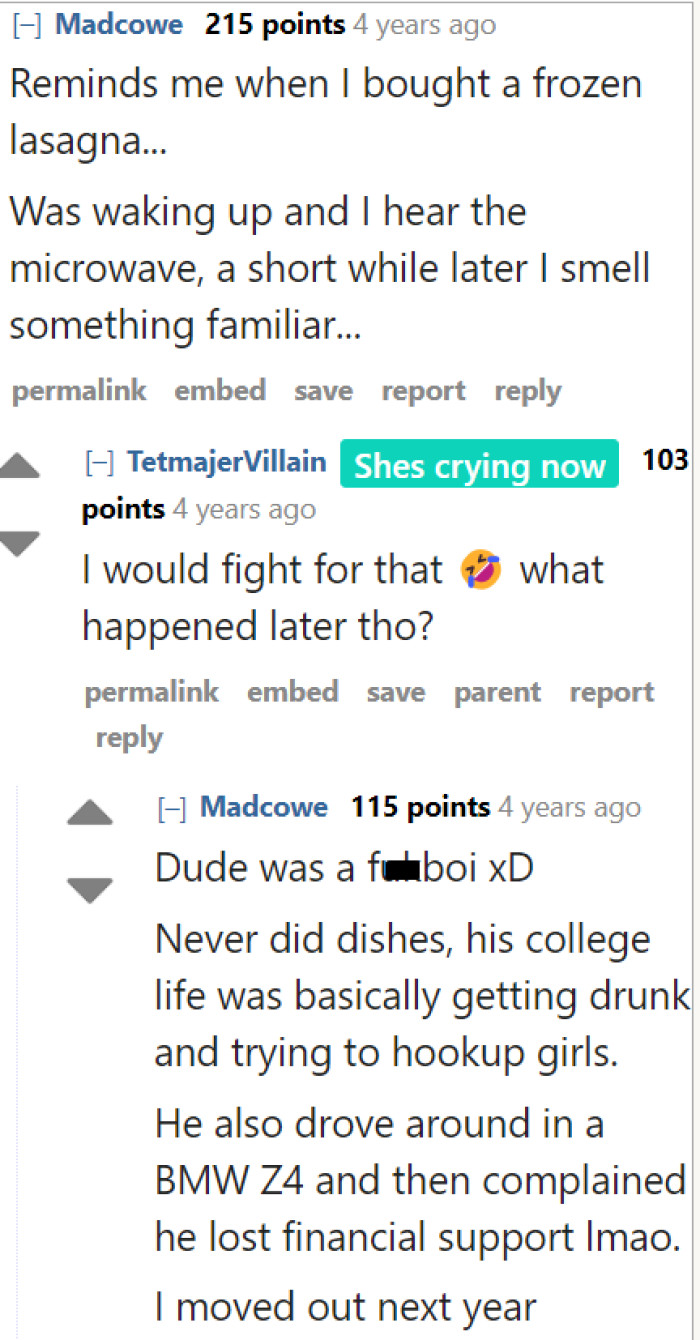 It's really annoying when roommates feel that they're entitled to your money and items.