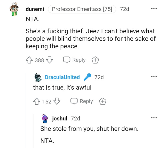 Why do people blind themselves for the sake of keeping peace?