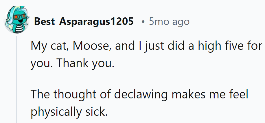 It's a real 'paws' for thought—and a stomach-turner too!