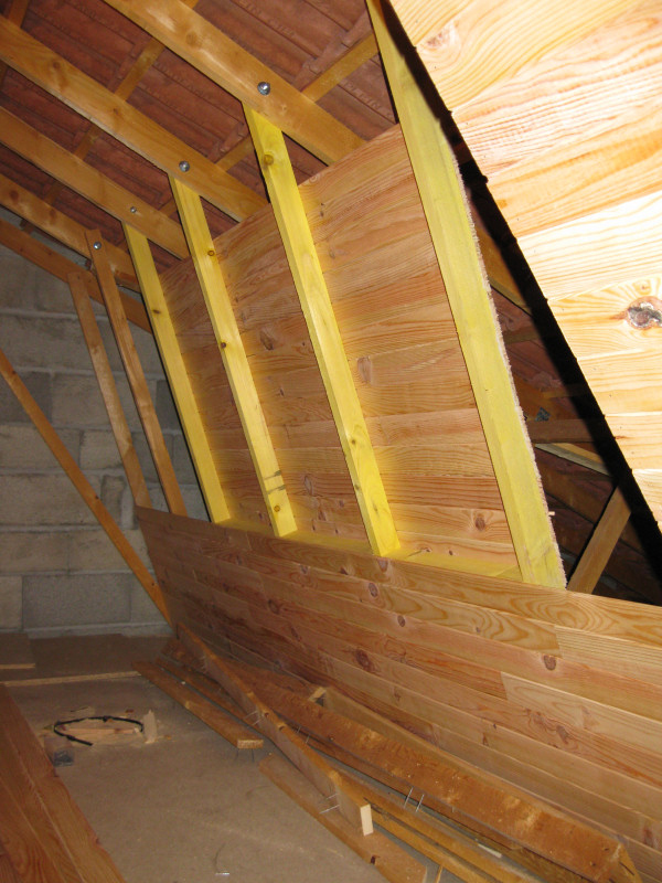 Avoid attempting this at home. Altering pre-engineered structural beams like this could pose significant risks.