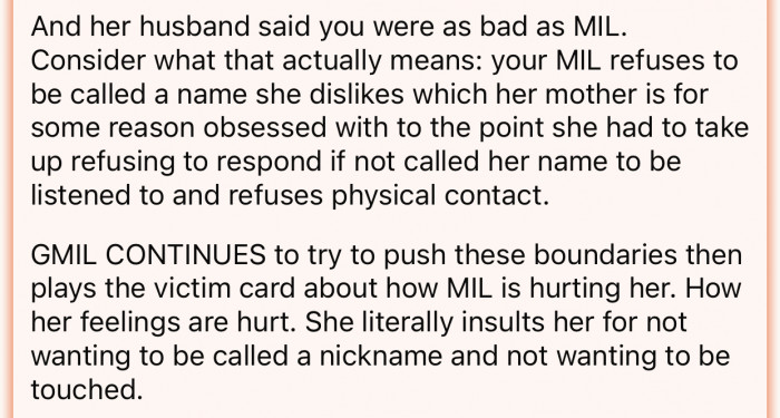 GMIL is playing the victim card while pushing all these boundaries.