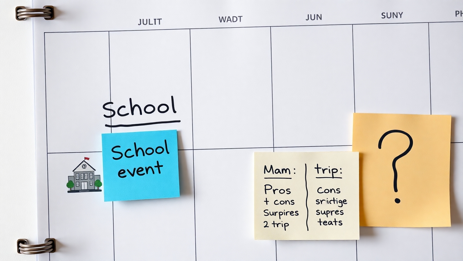 AITA for planning a surprise trip that clashes with my stepson's school event?