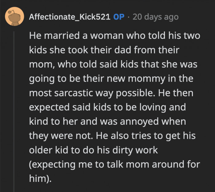 After reading this, I think OP should follow in her brother's footsteps and limit contact with her dad and his side of the family once she's old enough