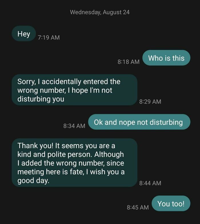 3. Got A Random Text This Morning