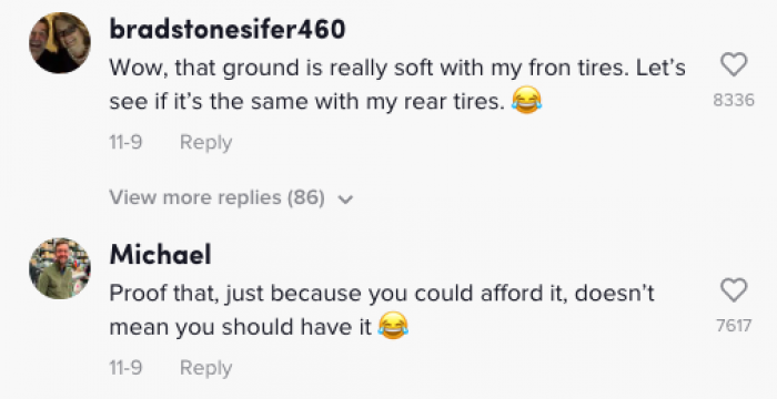 Yes, my rear tires would do better...