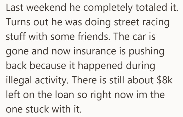 A reckless decision turned a simple agreement into a costly problem.