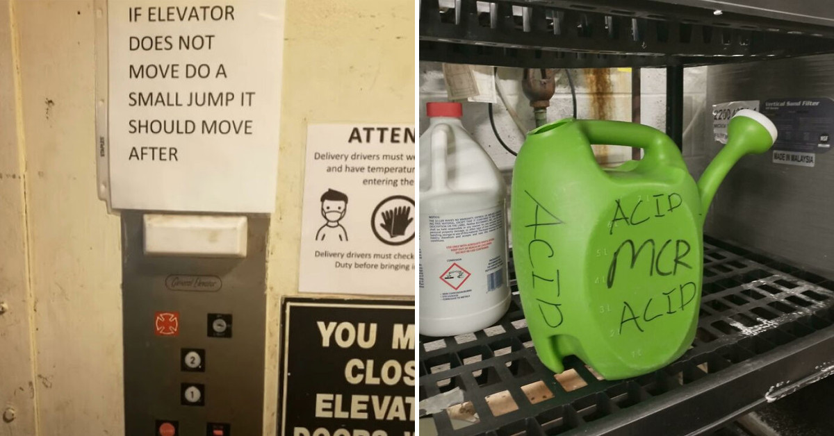 45 Social Media Users Share The Worst And Dumbest Work Safety Mistakes They've Ever Seen