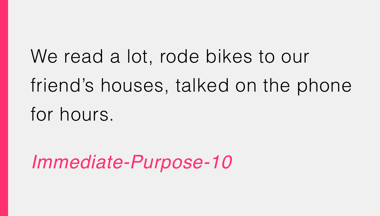 Friendships were built on bike rides, lengthy phone calls, and the kind of face-to-face interactions that emojis can't replace.
