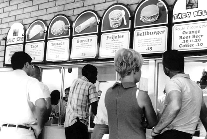 The Original Taco Bell Menu From The 1960s