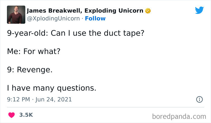 25. Using the duct tape for revenge