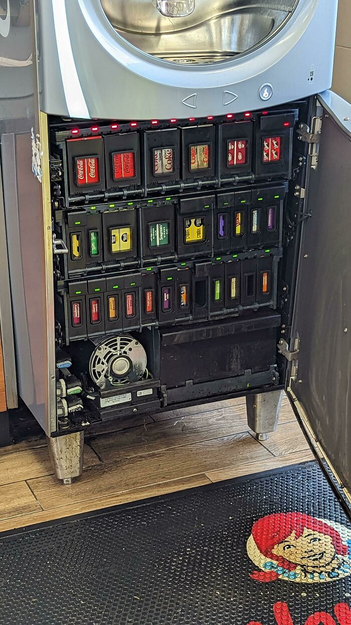 "The Inside Of A Coke Freestyle Machine"