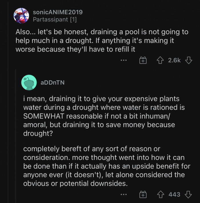 OP truly makes the worst decisions.