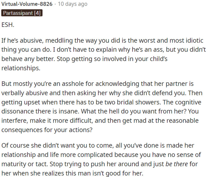 Interfering in an abusive relationship was a terrible and foolish decision